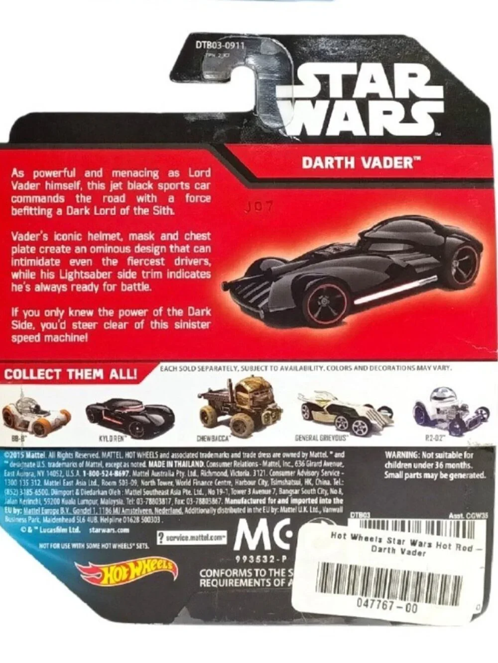 Hot Wheels/Star Wars lot hot